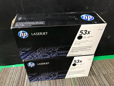 (LOT OF 2) Genuine HP 53X/ Q7553X  HIGH VOLUME LaserJet Printer TONER /BLACK* picture