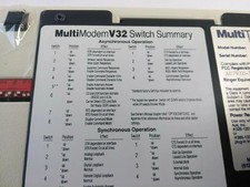 MT932EA multitech systems sync async external modem - open box picture