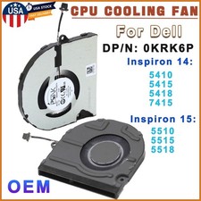 OEM CPU Cooling Fan For 2021 DELL Inspiron 14 5410 5415 /Inspiron 15 5518 0KRK6P picture