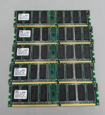 Lot Of 5 Samsung 256MB Each 5x256MB DDR Desktop Memory Module PC2100 266MHz B picture