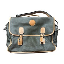 Vintage Pan Am Messenger Bag W/ Strap Latch In Pebbled Brown EXCELLENT CONDITION picture