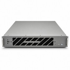 2U 12in Short Depth Rackmount Server Chassis Case with Triple 80mm Cooling Fans picture