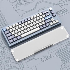 Acrylic Gaming Keyboard Wrist Rest,Clear Ergonomic Palm Rest with Anti-Slip B... picture