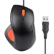 Wired Office Mouse, Ergonomic Design, Anti-Slip Silicone Grip, 600/1000/1600 ... picture
