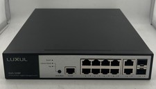 LUXUL XMS-1208P 12-PORT / 8-POE+ GIGABIT MANAGED SWITCH AC100-240V-50/60HZ picture