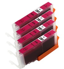 4PK MAGENTA CLI-281XXL Ink Tank +chip use for Canon TS6120 TS6220 TS6320 TR7520 picture
