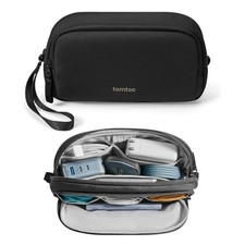 Electronic Organizer Travel Case, Water Resistant Dual Medium Black picture