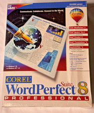 Corel WordPerfect Suite 8 Professional PC Software Paradox Quattro - NEW in BOX picture