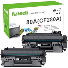 Aztech Compatible Toner Cartridge Replacement for HP 80A CF280A 80X CF280X HP picture