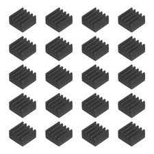 20Pcs 9x9x5mm Heatsink Aluminum Radiator Heat Sink Black picture