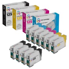 LD Replacement Ink for Epson T125 Set of 10: T125120 T125220 T125320 T125420 picture