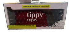 Tippy Type Keyboard Cover Compatible with Mac - Matte Black: Silicone Flexible picture