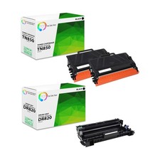 3Pk TCT Compatible TN850 & DR820 For Brother DCP-L5500DN MFC-5700DW Drum & Toner picture