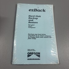 Vintage Software Package Atari Computers ezBack Hard Disk Backup Restore Sealed picture