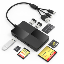 Memory Stick pro Duo Adapter Reader - 8 in 1 SD/TF/MS/CF/XD Card Reader for i... picture