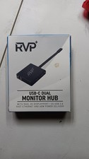 RVP+ Genuine USB-C Dual Monitor Hub 4K Displayport 2X USB 2.0 60W Power Delivery picture