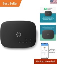 Crystal-Clear VoIP Phone Service with Pure Voice HD - Effortless Setup - Black picture