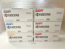 Kyocera TK-5152 Toner CMYK Set (6) OEM NEW Sealed TK-5152K TK-5152C 