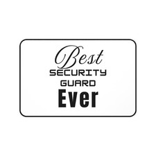 Best Security Guard Ever Desk Mat | Police Theme Desk Pad BL10 picture