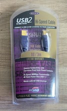 Belkin USB2 Hi Speed Cable 10 Feet Gold Plated Contacts USB 2x Or 1x, NEW SEALED picture