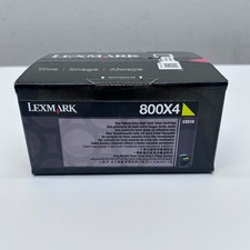 Original Lexmark 800X4 Yellow Extra-High Yield Toner Cartridge picture