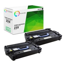 2Pk TCT Premium 25X CF325X Black Hi-Yield for HP LJ M806 M830 Compatible Toner picture