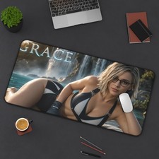 Grace Ashcroft Mouse Pad, Large Gaming Desk Mat, PC Pad, Gamer Decor picture