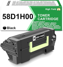 58D1H00 High-Yield Black Toner Cartridge for Lexmark MS & MX Series 15,000 Pages picture