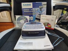 Casio CW-75 Disc Printer Bundle CIB Box Manual CD DVDs READ DESCRIPTION picture
