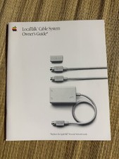 Vtg 1987 Apple Macintosh LocalTalk Cable System Owner's Guide 030-0043-A picture
