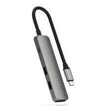 Satechi 4-IN-1 USB-C Slim Multiport with 4K - Space Gray picture