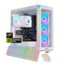 iBUYPOWER - Element Gaming Desktop PC AMD Ryzen 7 9700F 2025 NVIDIA GeForce R... picture