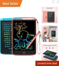 2 Pack LCD Writing Tablet - Eco-Friendly Doodle Board & Fridge Magnet for Kids picture