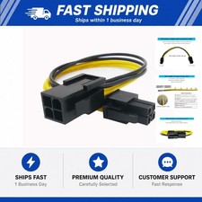 4 Pin P4 CPU Power Extension Cable for Desktop Computer (8 Inch,18AWG), Connect picture
