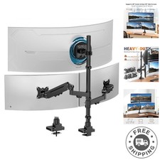 Heavy Duty Triple Monitor Mount with Cable Management, Fits 49-Inch Screens picture