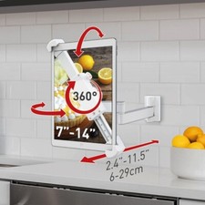 Barkan 7-14 inch Full Motion Articulating Tablet Mount, 2 Year Warranty picture