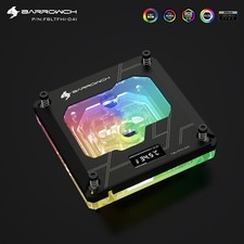 BarrowCH CPU Water Block for intel LGA 1700 1851 Temperature TFT Digital display picture