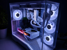 White Phantom Custom RGB Gaming Pc picture