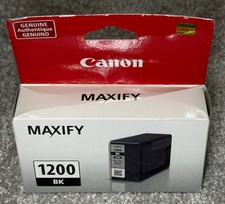 Genuine Canon Maxify 1200 BK PGI-1200 Black Brand New Sealed OEM picture