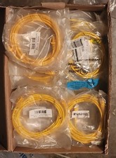 Lot Of 83 Cat 5/Cat 6 Snagless Patch Cables, Yellow, 6 Lengths, Legrand/C2G, New picture