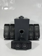 Logitech X-540 5.1 Surround Sound PC Speaker System w Subwoofer Tested/Working picture