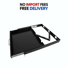 1U 19-Inch Rack Mount Sliding Keyboard Drawer with Front Mount Brackets picture