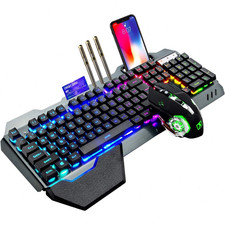 XINMENG K680 Wireless Gaming Keyboard Mouse Combo 104 Keys RGB For PC Mac Laptop picture