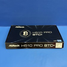 ASRock H510 Pro BTC+ LGA1200 Intel H510 Crypto Mining Motherboard Open Box picture