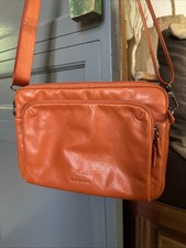 Tucano Orange Leather Padded Computer Bag picture