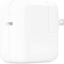 Apple 30W USB-C Power Adapter MY1W2AM/A - White - Scratch & Dent picture