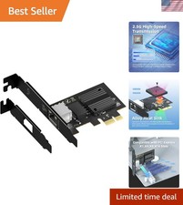 Compact PCIe 2.5Gb Network Adapter with Intel I226-V Chip for Enhanced Streaming picture