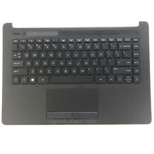 New for HP 14CK 14-CM 14-DG Black Palmrest w/ Keyboard & Touchpad L23239-001 US picture