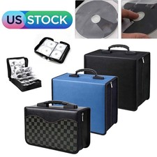 128/400/520 Disc CD/DVD Wallet Binder Book Sleeves Storage Bag Carrying Case NEW picture