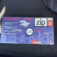 10 Pack Iomega Zip Disks 100 MB IBM PC Compatible 1 GB Brand New picture